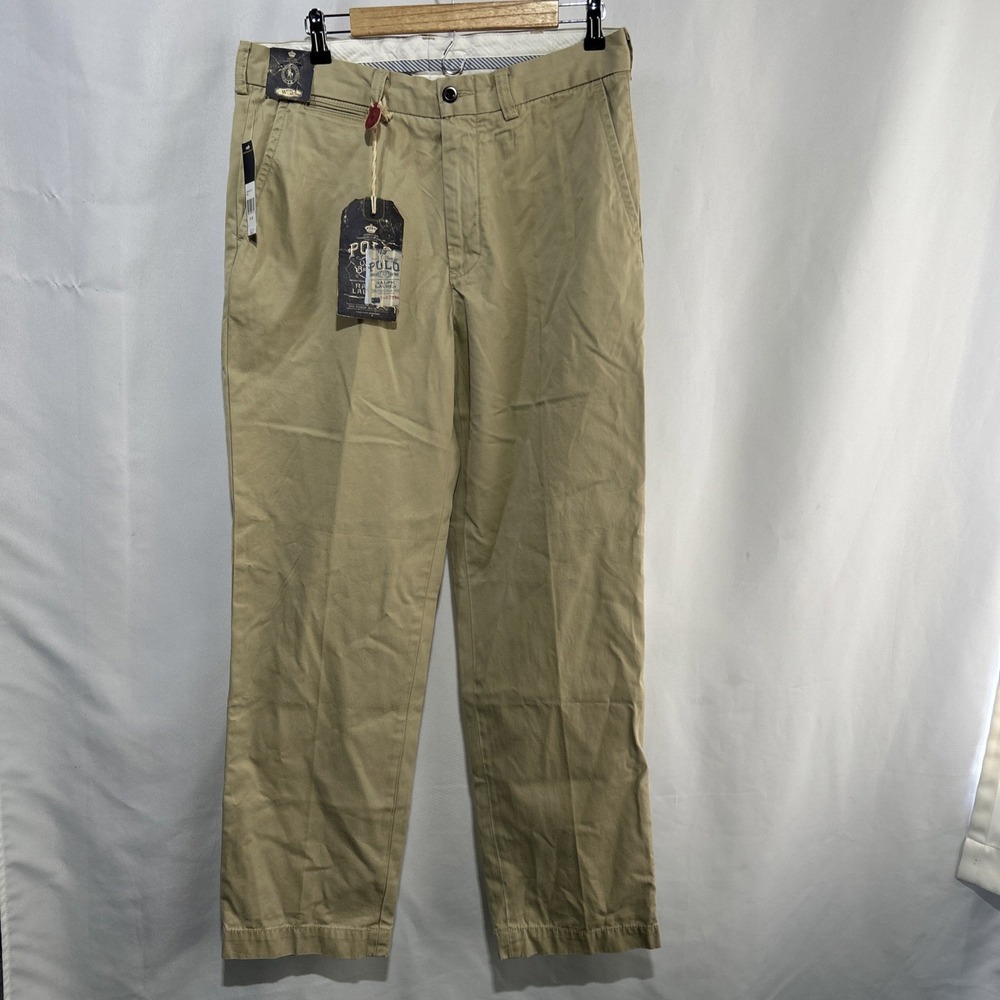 Polo Ralph Lauren Classic Polo Chino Pant Khaki 34x32 NWT